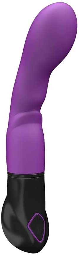 Фиолетовый вибратор для стимуляции G-точки Nyx - 20,1 см. Adrien Lastic 