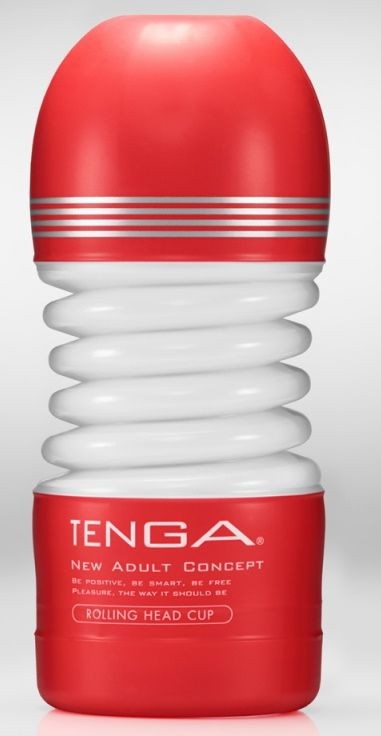 Мастурбатор TENGA Rolling Head Cup (красный) 