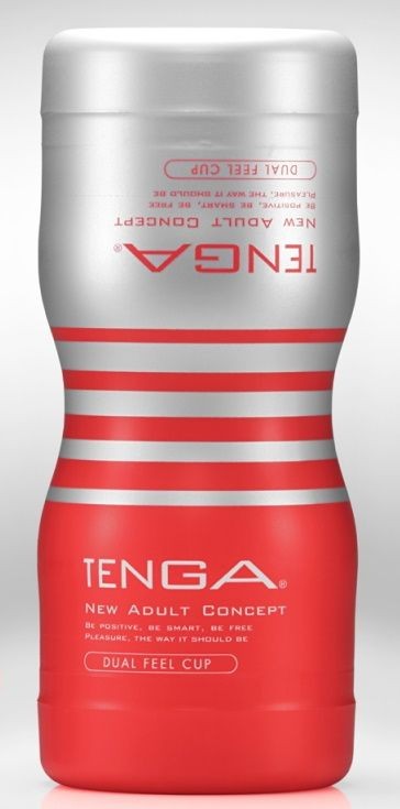 Мастурбатор TENGA Dual Sensation Cup (красный) 