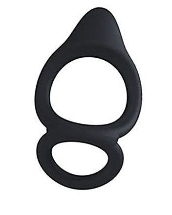 Двойное эрекционное кольцо на пенис Levett Marcus (черный) 