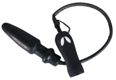 Надувная вибровтулка Inflatable Vibrating Butt Plug Orion (черный) 