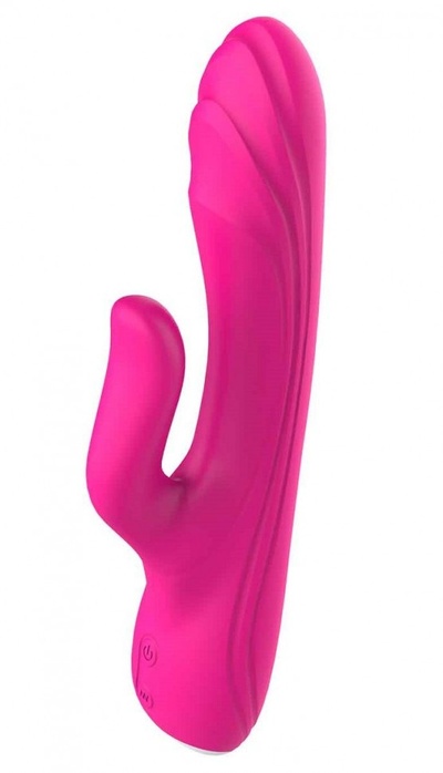 Ярко-розовый вибратор-кролик Flexible G-spot Vibe - 21 см. Dream Toys 