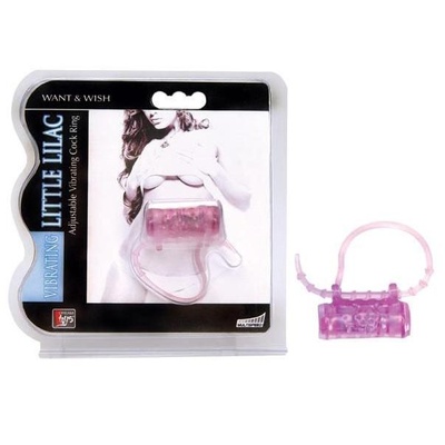 Эрекционное кольцо с вибратором LITTLE LILAC Dream Toys (фиолетовый) 