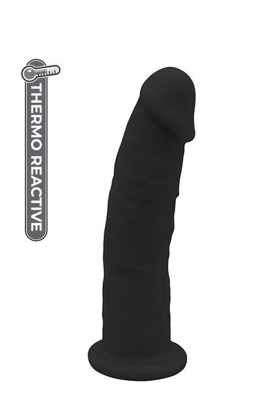 Черный реалистичный фаллоимитатор DILDO 7.5INCH BLACK - 19 см. Dream Toys 