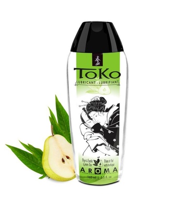 Интимный гель TOKO Pear & Exotic Green Tea с ароматом груши и зеленого чая - 165 мл. Shunga 