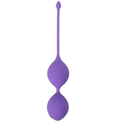 Фиолетовые вагинальные шарики SEE YOU IN BLOOM DUO BALLS 36MM Dream Toys (фиолетовый) 
