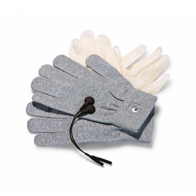 Перчатки для чувственного электромассажа Magic Gloves Mystim (серый) 