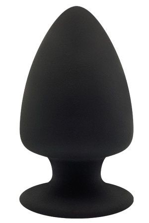 Черная анальная пробка PREMIUM SILICONE PLUG S - 9 см. Dream Toys (черный) 