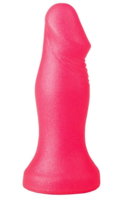 Розовый анальный фаллоимитатор с ограничительным основанием - 14 см. LOVETOY (А-Полимер) 