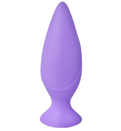 Фиолетовая анальная силиконовая пробка Mojo - 11 см. Seven Creations (фиолетовый) 