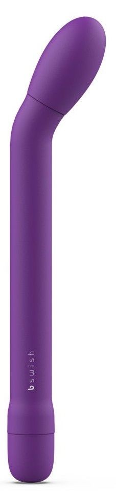 Фиолетовый G-стимулятор с вибрацией Bgee Classic - 18 см. B Swish 