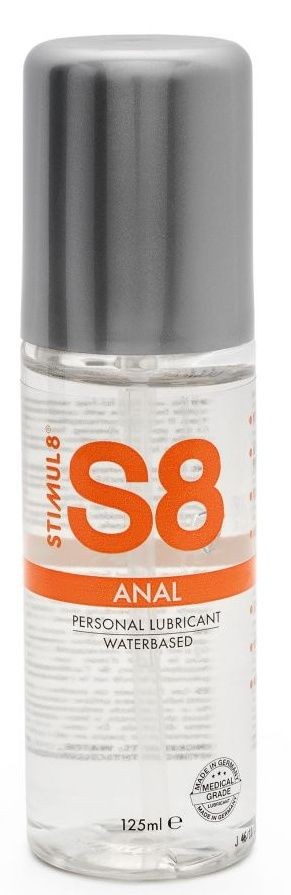 Анальная смазка на водной основе S8 Anal Lube - 125 мл. Stimul8 