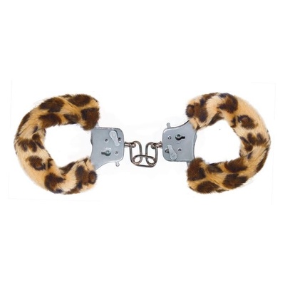 Наручники с леопардовым мехом Furry Fun Cuffs Leopard Toy Joy 