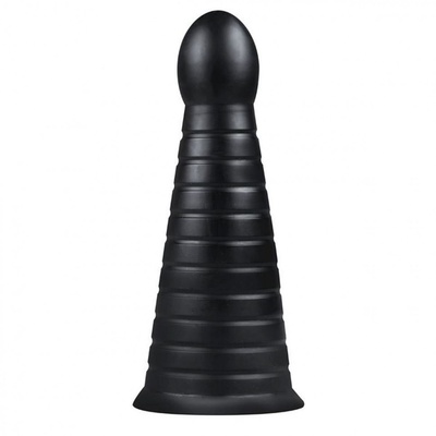 Черная анальная пирамида Devil Dog - 25,9 см. EDC (черный) 