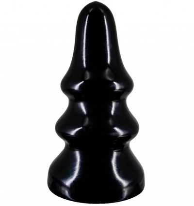 Черная анальная пробка MAGNUM 19 - 22 см. LOVETOY (А-Полимер) (черный) 