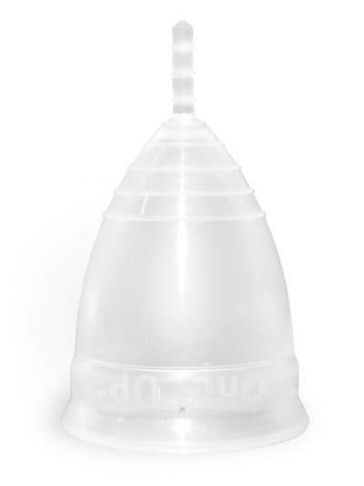 Прозрачная менструальная чаша OneCUP Classic - размер S (прозрачный) 