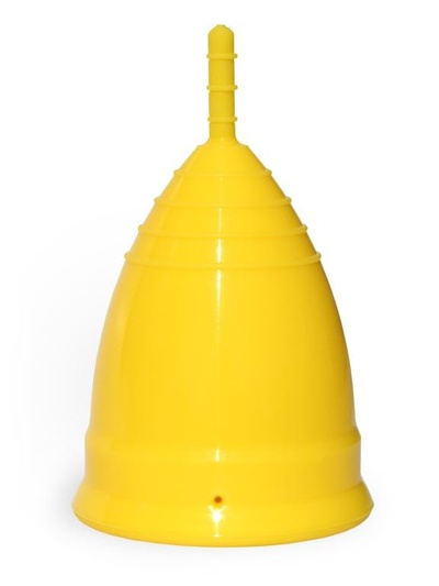 Желтая менструальная чаша OneCUP Classic - размер L (желтый) 