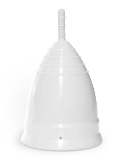 Белая менструальная чаша OneCUP Classic - размер L (белый) 