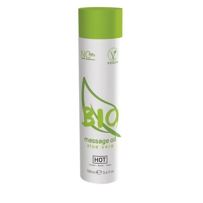 Массажное масло BIO Massage oil aloe vera с ароматом алоэ - 100 мл. HOT 