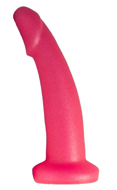 Розовый плаг-массажёр для простаты - 13,5 см. LOVETOY (А-Полимер) 
