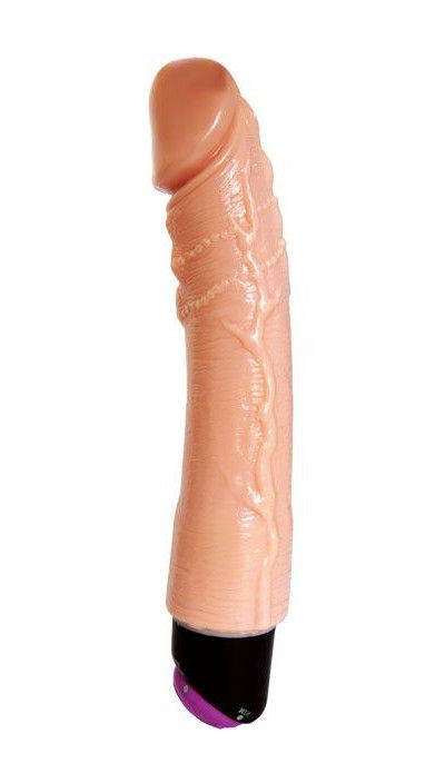 Вибратор телесного цвета Realistic Cock Vibe - 20 см. Bior toys (телесный) 