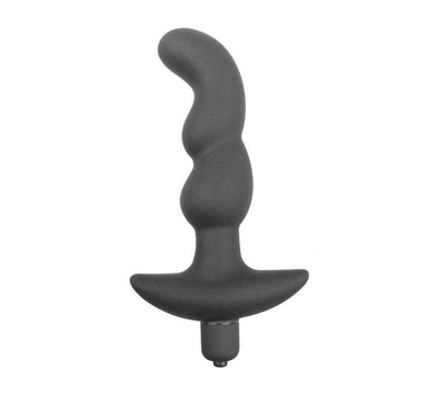 Чёрный анальный вибратор Sexual Health and Pleasure - 11,8 см. Bior toys (черный) 