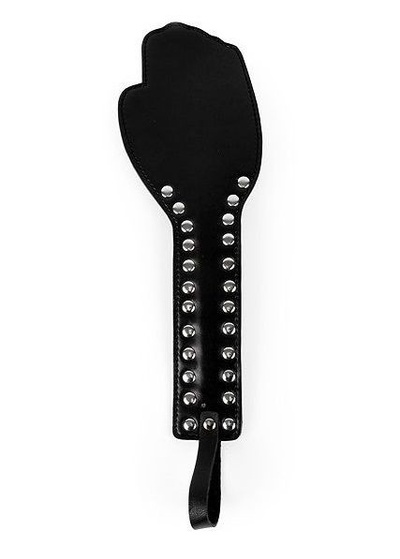 Черная шлепалка-рука с металлическими заклепками - 29 см. Bior toys (черный) 