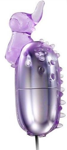 Фиолетовое виброяйцо Elephant Bior toys (фиолетовый) 