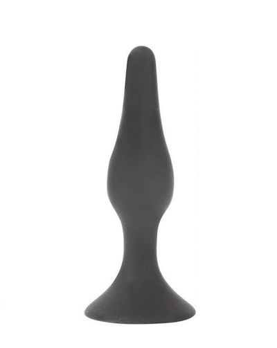 Чёрная анальная пробка Sex Expert - 13 см. Bior toys (черный) 
