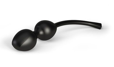 Вагинальные шарики на сцепке с миостимуляцией Jane Wonda Mystim (черный) 