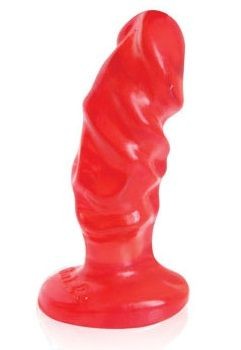 Красный анальный фаллоимитатор ANAL STIMULATOR - 12 см. Bior toys 