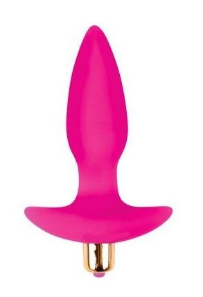 Розовая коническая анальная пробка Sweet Toys - 10,5 см. Bior toys (розовый) 