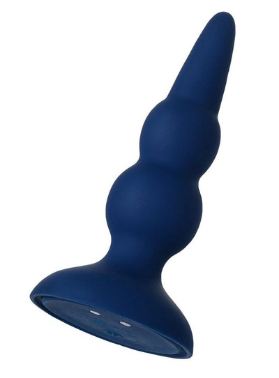 Синяя анальная вибровтулка OPlay Prime - 12 см. TOYFA (синий) 