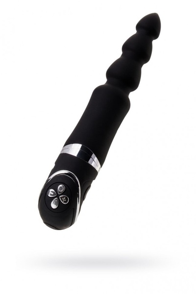 Чёрный анальный вибростимулятор Erotist - 20,7 см. (черный) 