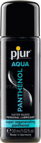 Универсальный лубрикант с пантенолом Pjur Aqua Panthenol на водной основе, 30 мл (Бесцветный) 