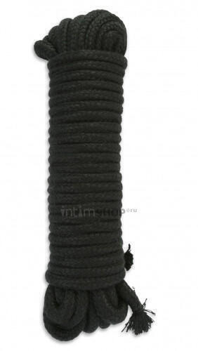 Веревка для связывания Пикантные штучки, черная, 10 м ПИКАНТНЫЕ ШТУЧКИ BDSM (Черный) 