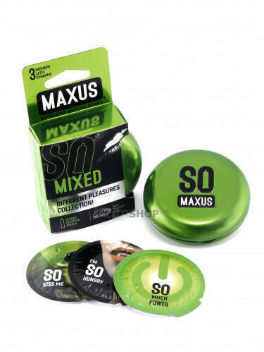 Презервативы набор MAXUS Mixed №3 (Бесцветный) 
