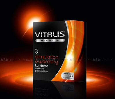 Vitalis №3 Stimulation Презервативы с согревающим эффектом (Бесцветный) 