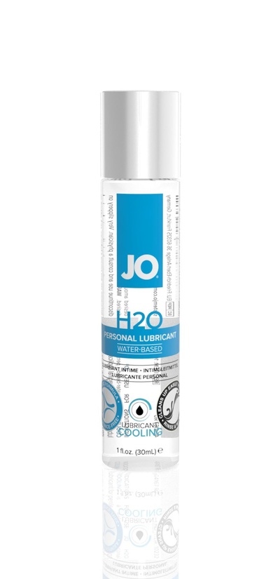 JO H2O Cooling - смазка на водной основе с охлаждающим эффектом, 30 мл System JO 