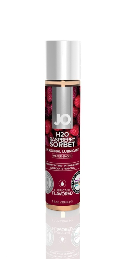System JO H2O lubricant Raspberry Sorbet оральный лубрикант со вкусом малины, 30 мл (Прозрачный) 