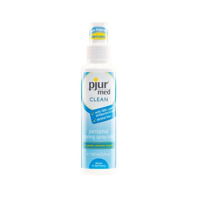 Pjur med Clean очищающий спрей для интимной гигиены и игрушек, 100 мл (Прозрачный) 