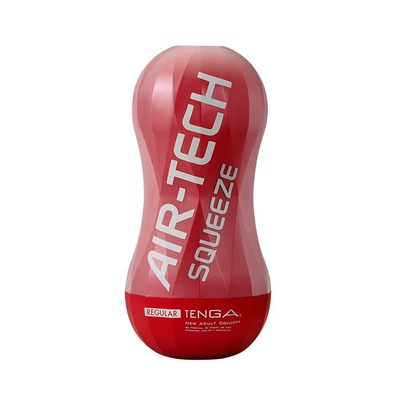 Tenga Air-Tech Squeeze Regular - многоразовый мастурбатор (Красный) 