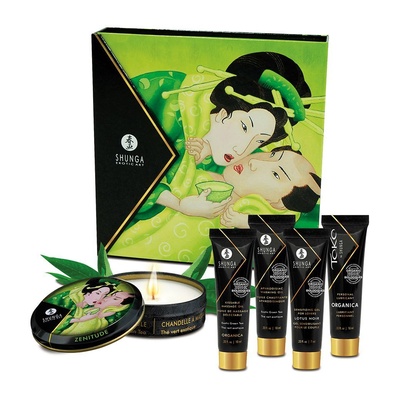 Shunga Geisha Secrets ﻿Organica Exotic Green Tea - набор интимной косметики (Прозрачный) 
