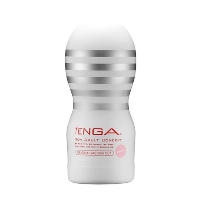 Tenga - Deep Throat Original Vacuum, мастурбатор,16,5х6,5 см (Белый) 