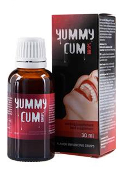 Cobeco Yummy Cum Drops - Капли стимулирующие увеличение количества и вкусовых качеств спермотозоидов мужчины, 30 мл, (прозрачный) 