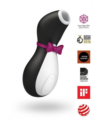 Satisfyer Pro Penguin Next Generation - вакуумный стимулятор клитора в виде пингвина (черный) 