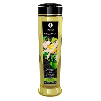 Shunga ORGANICA Exotic green tea органическое массажное масло, 240 мл (Прозрачный) 