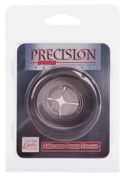 Насадка Precision Pump Sleeve Smoke, 6х7,5 см California Exotic Novelties (Черный) 