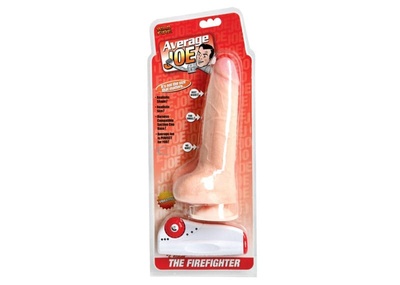 Вибратор Average Joe The Fire Fighter Kevin Vibrating, 22х4,5 см Topco Sales (Телесный) 