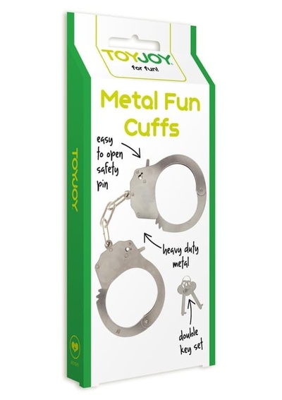 Наручники Handcuffs – Metal Toy Joy (Серебристый) 